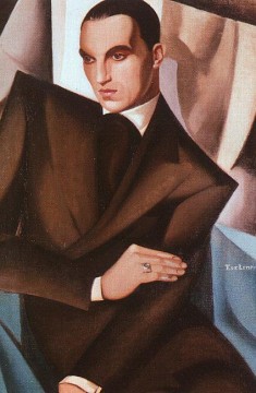 Tamara de Lempicka œuvres - portrait du marquis sommi 1925 contemporain Tamara de Lempicka